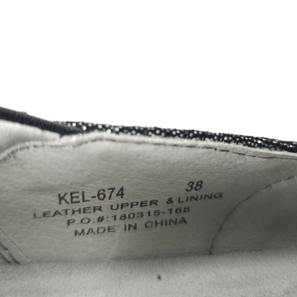 Alegria Clogs Womens EU 38 Black Metallic Sparkly Slip Resistant Slip On KEL-674 - Picture 8 of 16